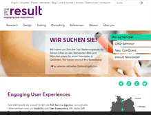Tablet Screenshot of eresult.de